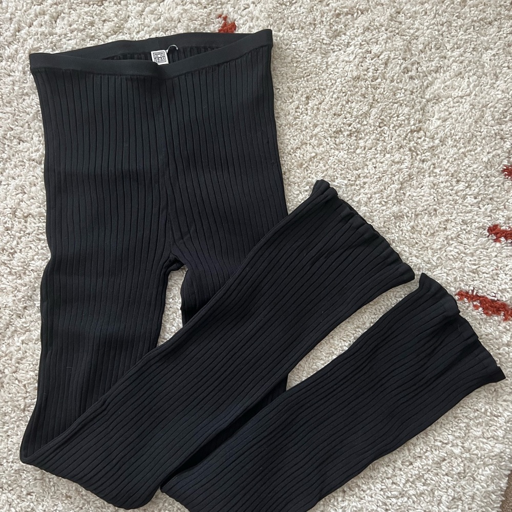 Toteme Ribbed Knit Trousers